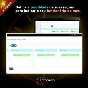 Defina as regras para o funcionário do mês - Let's Wok | Sistema de registro de ponto.